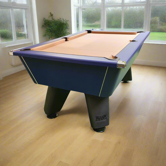 Cry Wolf Slate Pool Table - Midnight Blue - 6ft & 7ft