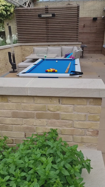 Cry Wolf Outdoor Slate Pool Table - White - 6ft & 7ft
