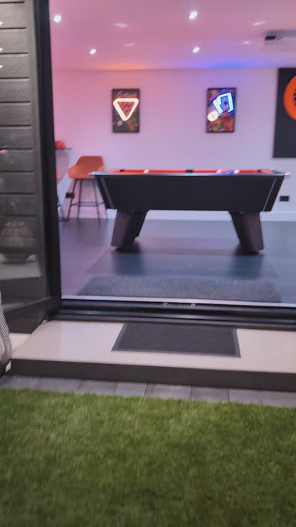 Cry Wolf Slate Pool Table - Matte Black - 6ft & 7ft