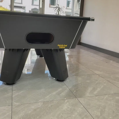 Cry Wolf Slate Pool Table - Matte Black - 6ft & 7ft