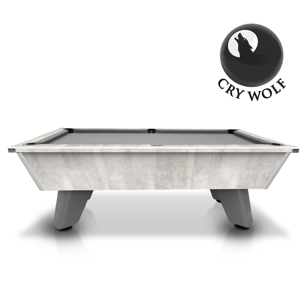 Cry Wolf Slate Pool Table - Urban Grey - 6ft & 7ft