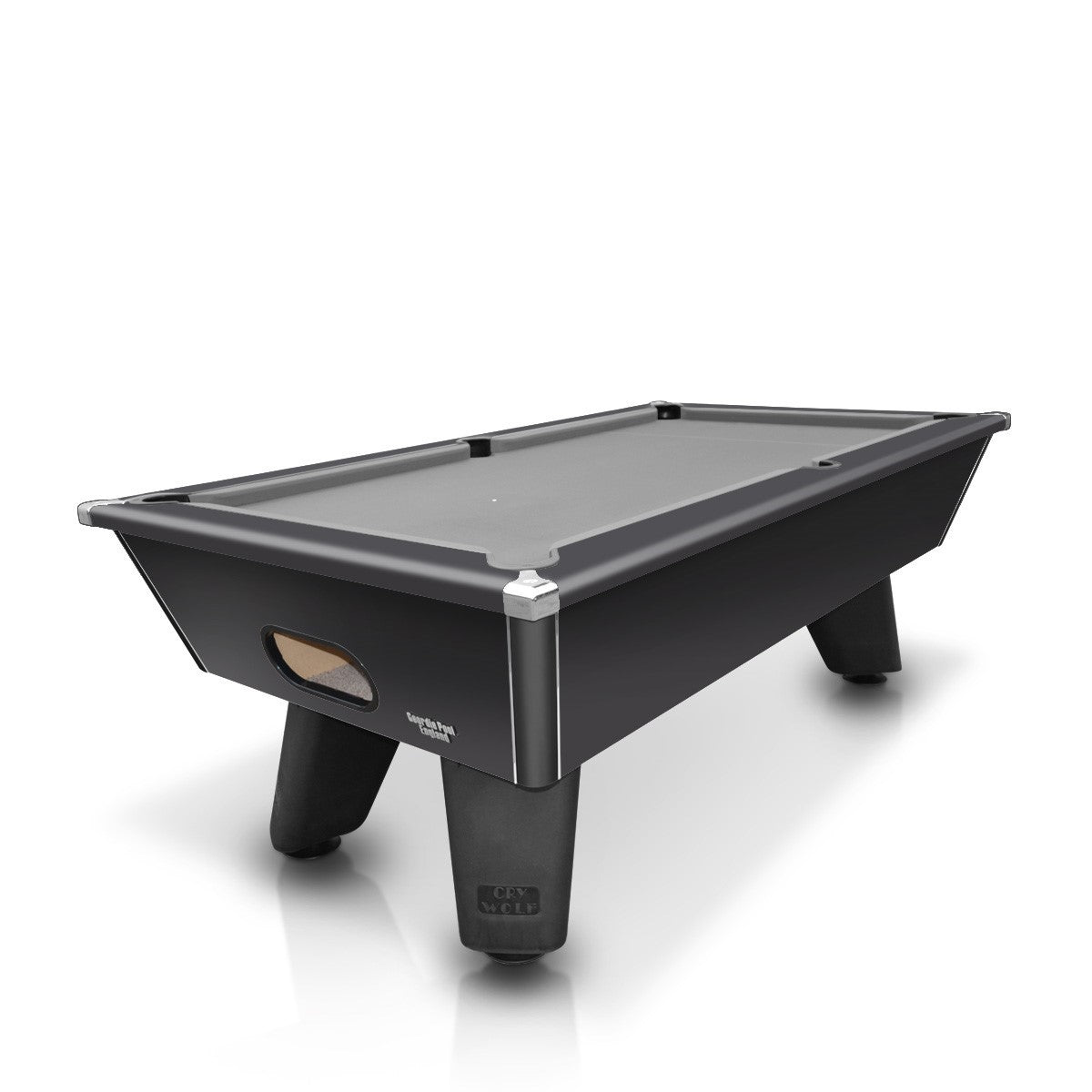 Cry Wolf Slate Pool Table - Matte Black - 6ft & 7ft