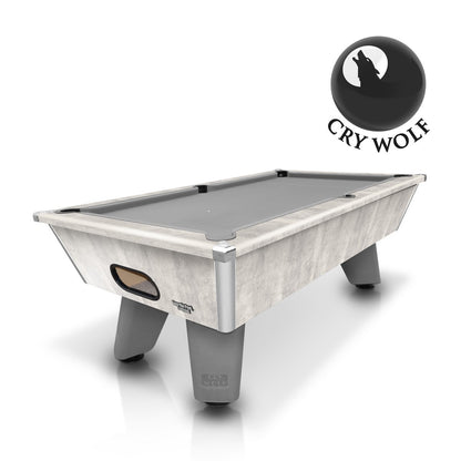 Cry Wolf Slate Pool Table - Urban Grey - 6ft & 7ft