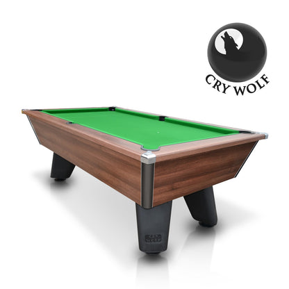 Cry Wolf Slate Pool Table - Dark Walnut - 6ft & 7ft