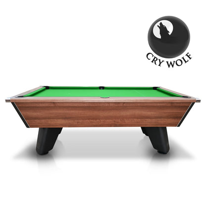 Cry Wolf Slate Pool Table - Dark Walnut - 6ft & 7ft