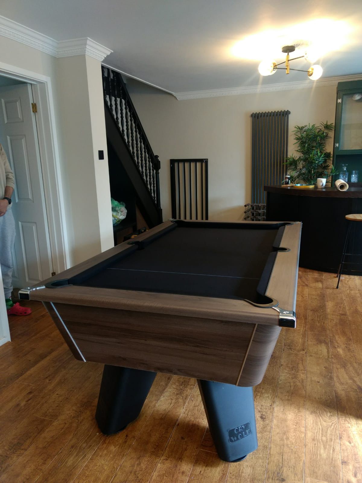 Cry Wolf Slate Pool Table - Dark Walnut - 6ft & 7ft