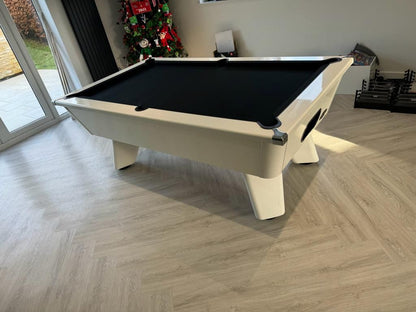 Cry Wolf Slate Pool Table - Gloss White - 6ft & 7ft