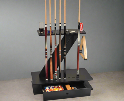 Cue Stand 'Z' Black | 8 Cues